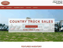 Tablet Screenshot of countrytrucksales.com